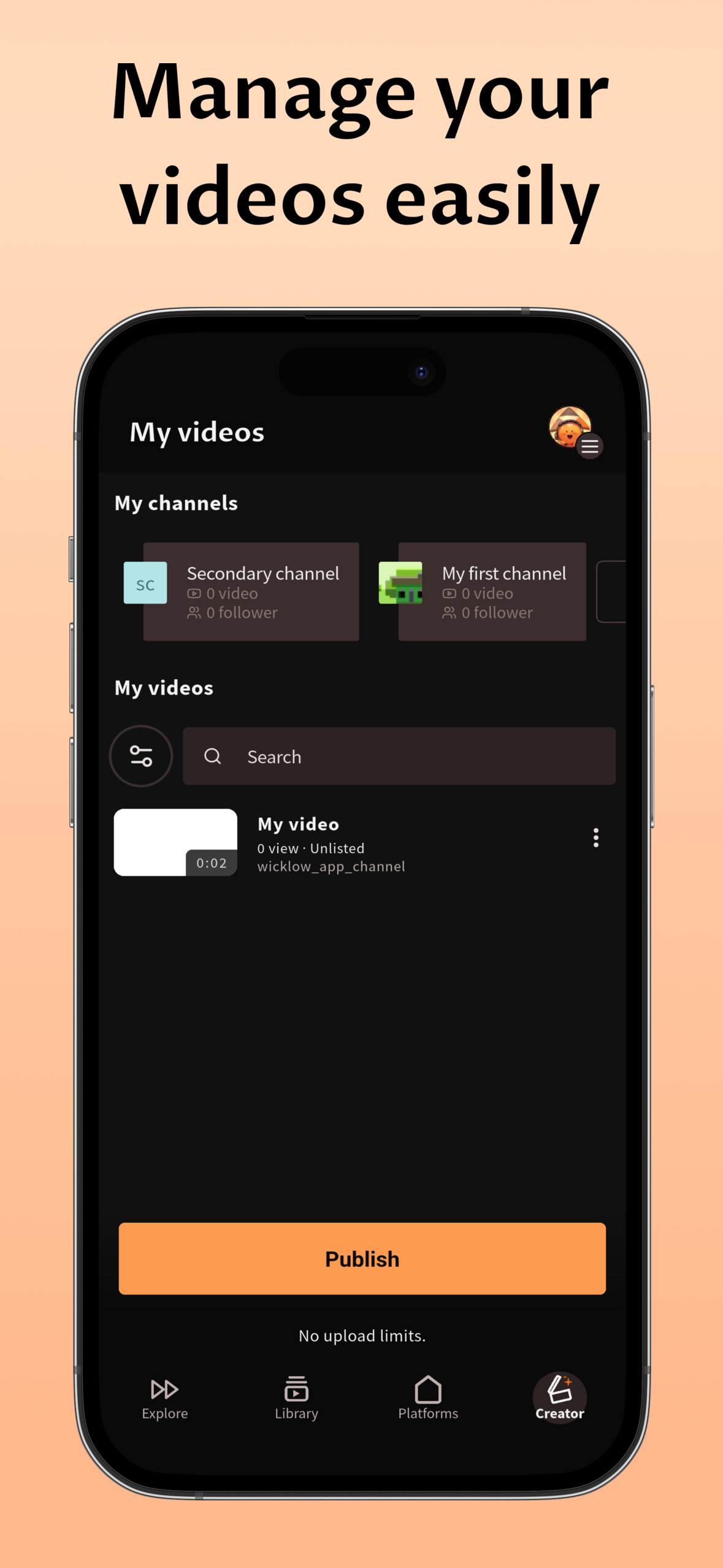 PeerTube iPhone screenshot 4